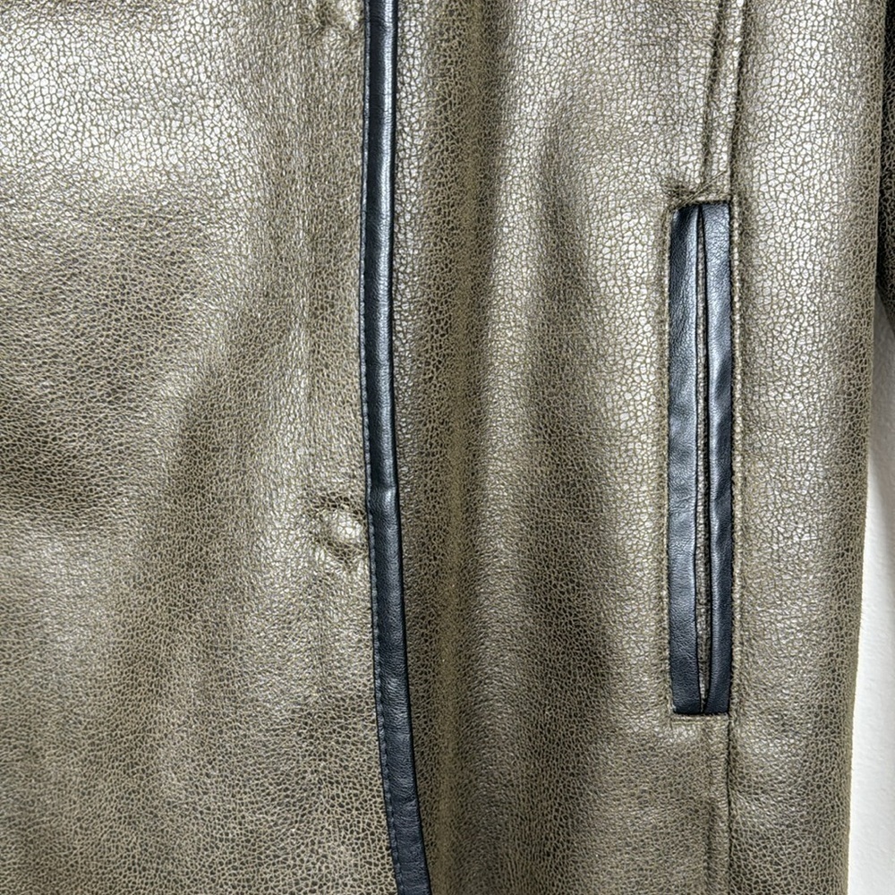 Sam Edelman Sydney Faix Fur Coat in Brown. Size L. - Picture 5 of 10